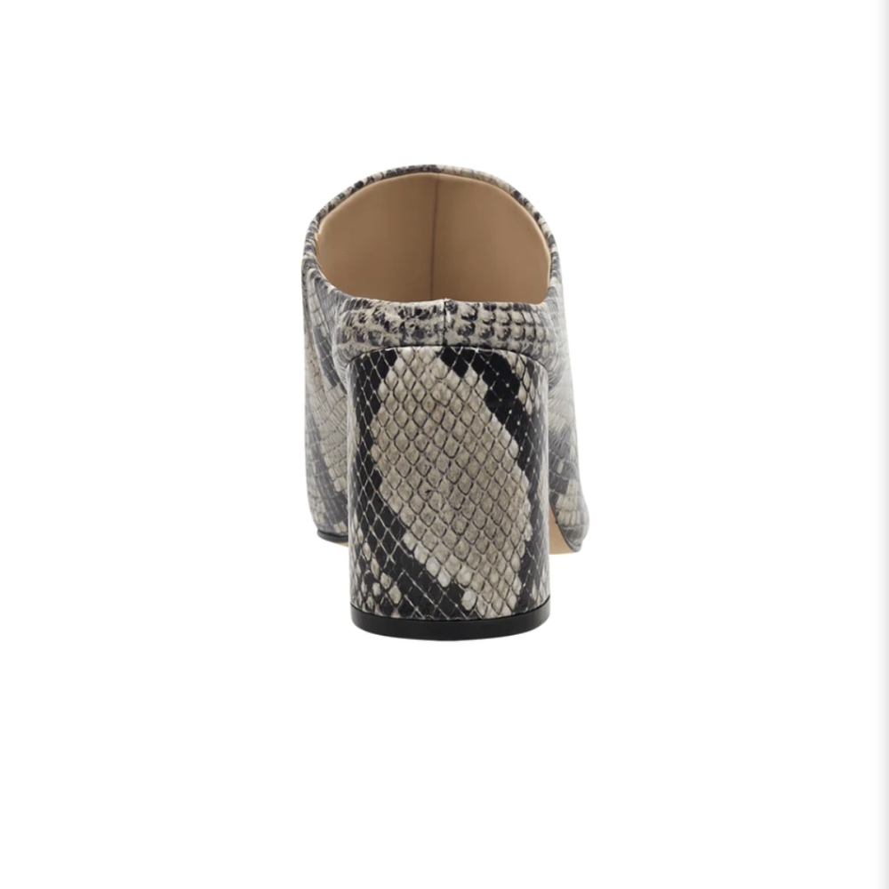 Marc Fisher Ragni Heeled Mule Python Print - image 2